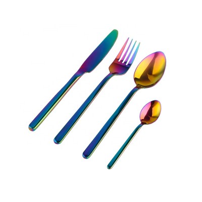 Colorful nordic cutlery set shenzhen stainless steel cutlery for wholesale