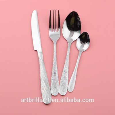 New stainless steel cutlery set silverware high quality personalised cutlery