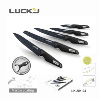 Chinese best quality supply eco-friendly stainless steel non-stick knife set